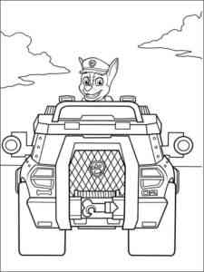 Chase 4 coloring page