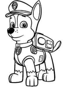 Chase 8 coloring page