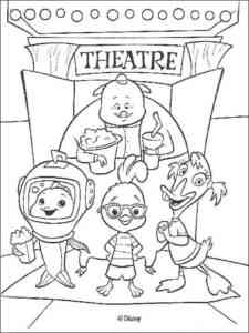 Chicken Little 10 coloring page