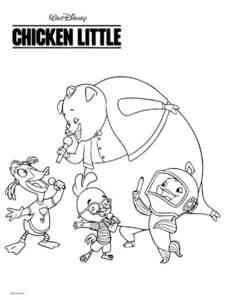 Chicken Little 13 coloring page
