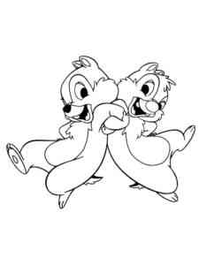 Chip and Dale 19 coloring page