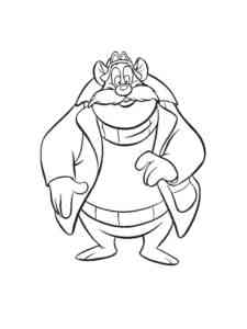 Chip and Dale 20 coloring page