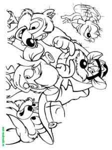 Chip and Dale 39 coloring page