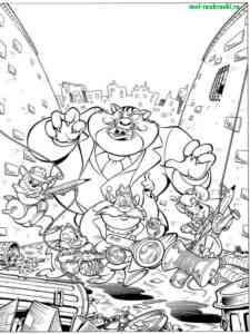 Chip and Dale 42 coloring page