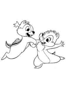Chip and Dale 57 coloring page