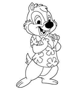 Chip and Dale 59 coloring page