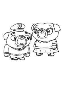 Chip and Potato 10 coloring page
