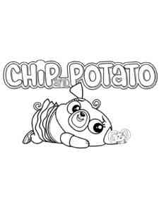Chip and Potato 22 coloring page