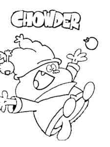Chowder 7 coloring page