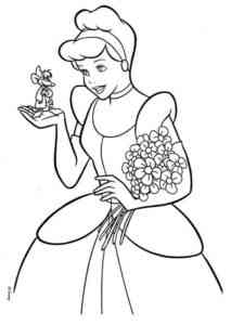 Cinderella 15 coloring page