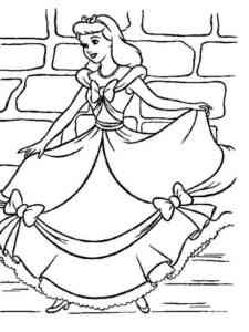 Cinderella 17 coloring page