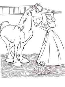 Cinderella 2 coloring page