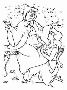 Cinderella 25 coloring page