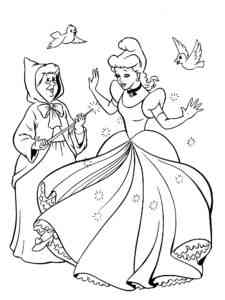 Cinderella 35 coloring page