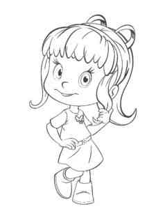 Cleo and Cuquin 8 coloring page