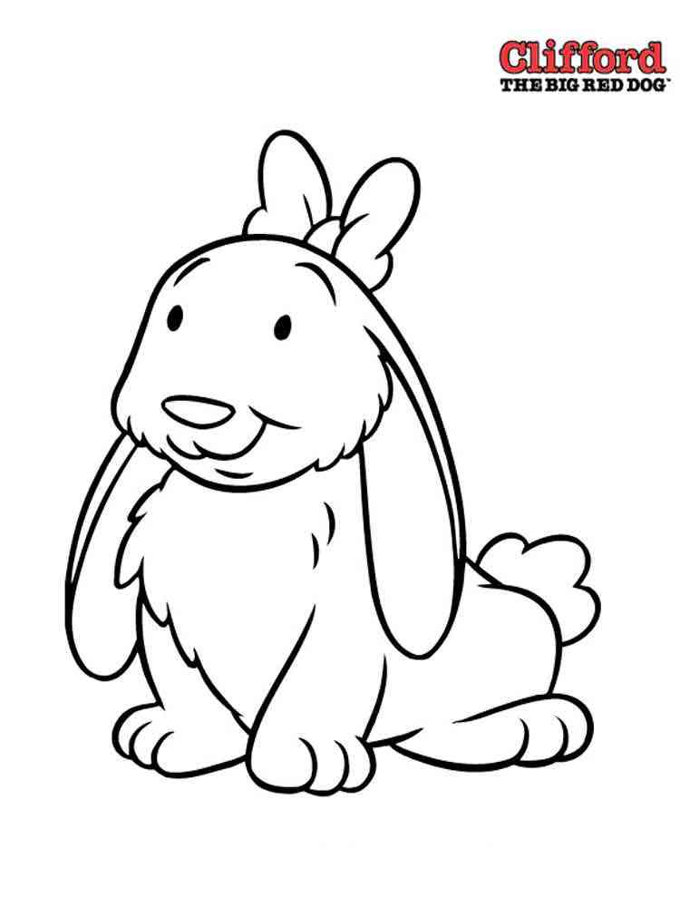 Clifford 1 coloring page