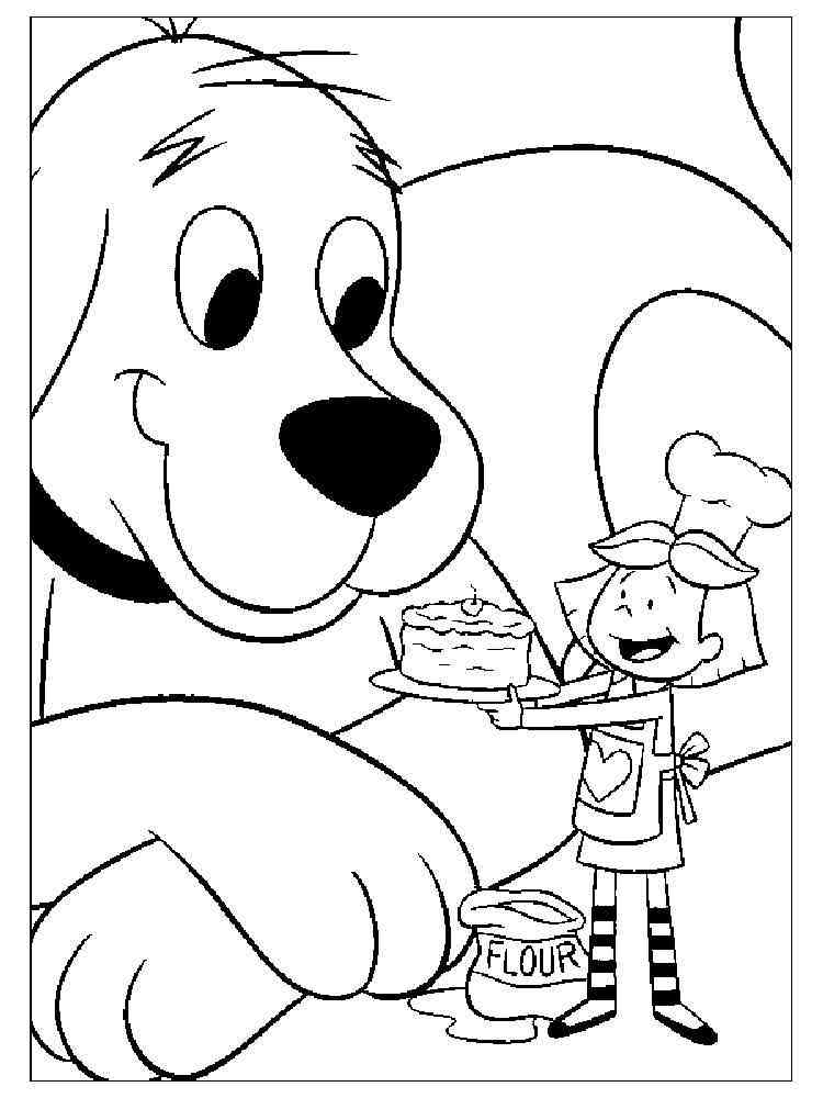 Clifford 11 coloring page