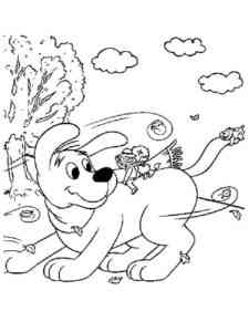 Clifford 12 coloring page