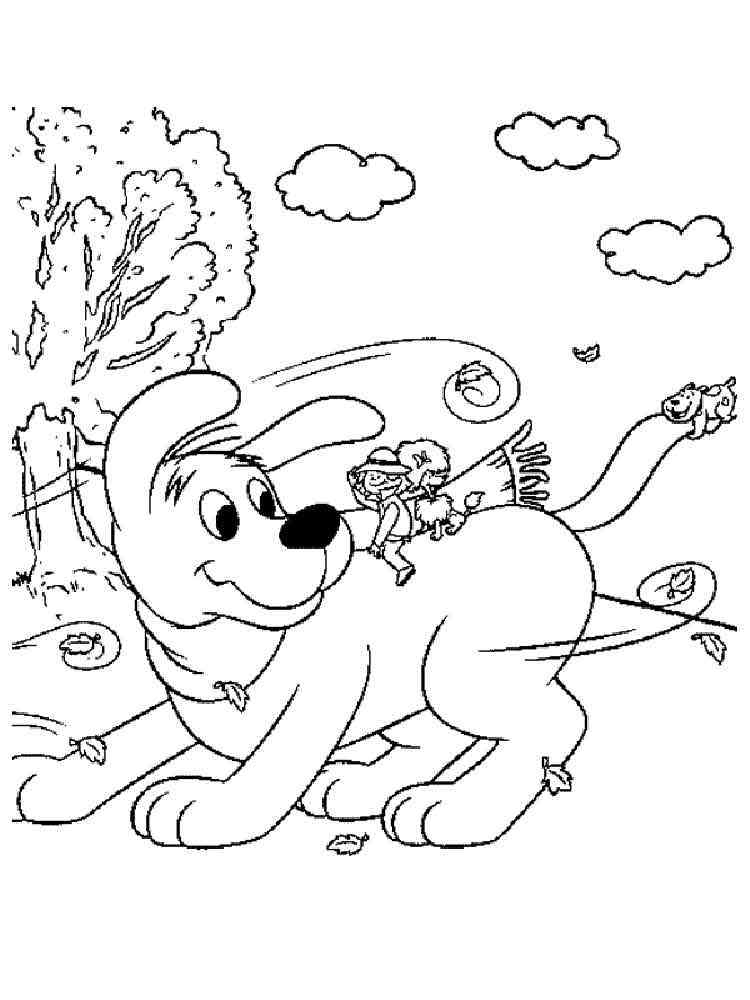 Clifford 12 coloring page