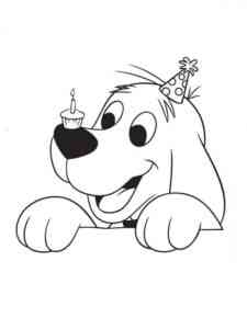 Clifford 13 coloring page