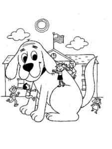 Clifford 14 coloring page