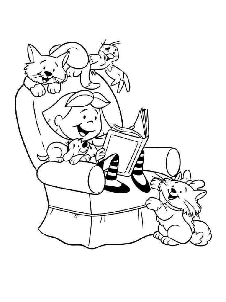 Clifford 15 coloring page