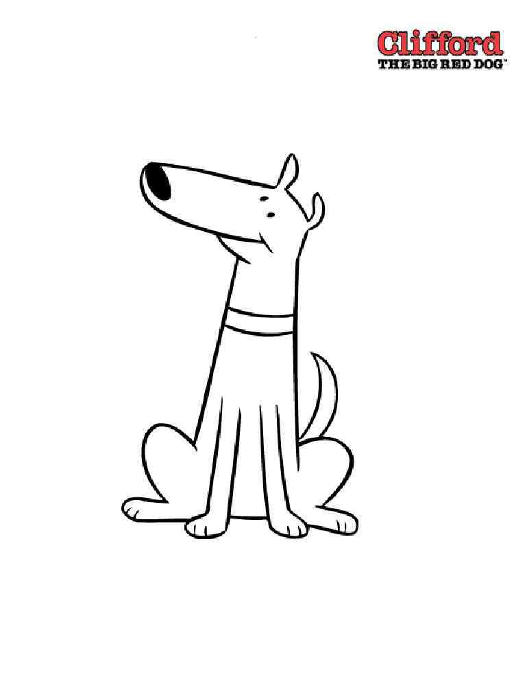Clifford 16 coloring page