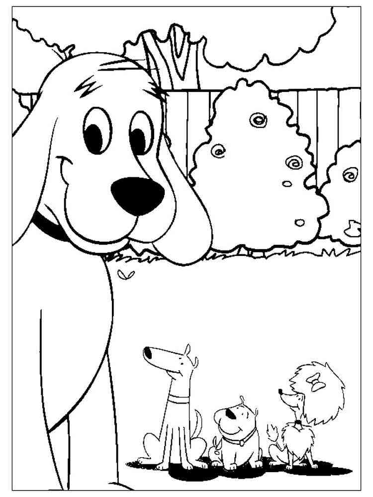 Clifford 2 coloring page