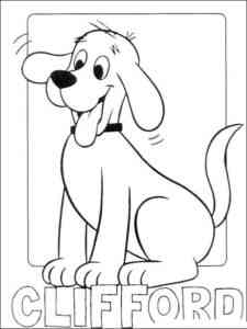 Clifford 3 coloring page