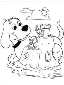 Clifford 6 coloring page