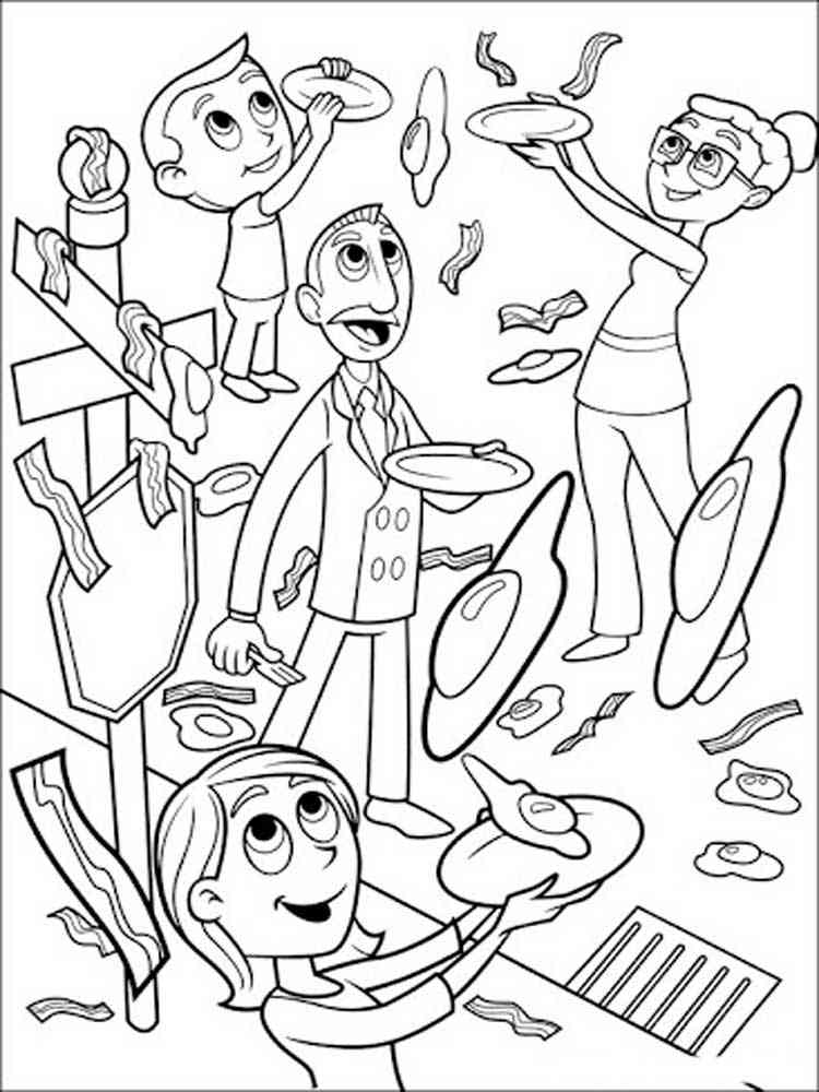 Cloudy with a Chance of Meatballs 12 coloring page