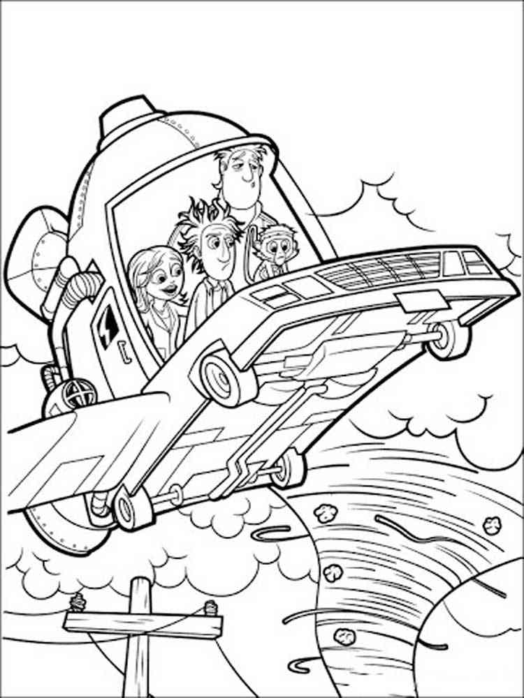 Cloudy with a Chance of Meatballs 13 coloring page
