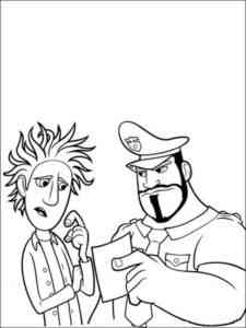 Cloudy with a Chance of Meatballs 14 coloring page