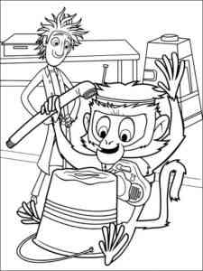Cloudy with a Chance of Meatballs 3 coloring page