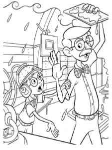 Cloudy with a Chance of Meatballs 6 coloring page