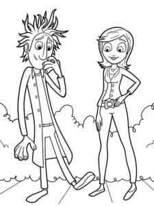 Cloudy with a Chance of Meatballs 8 coloring page