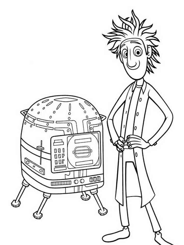 Cloudy with a Chance of Meatballs 9 coloring page