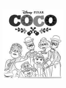 Coco 4 coloring page