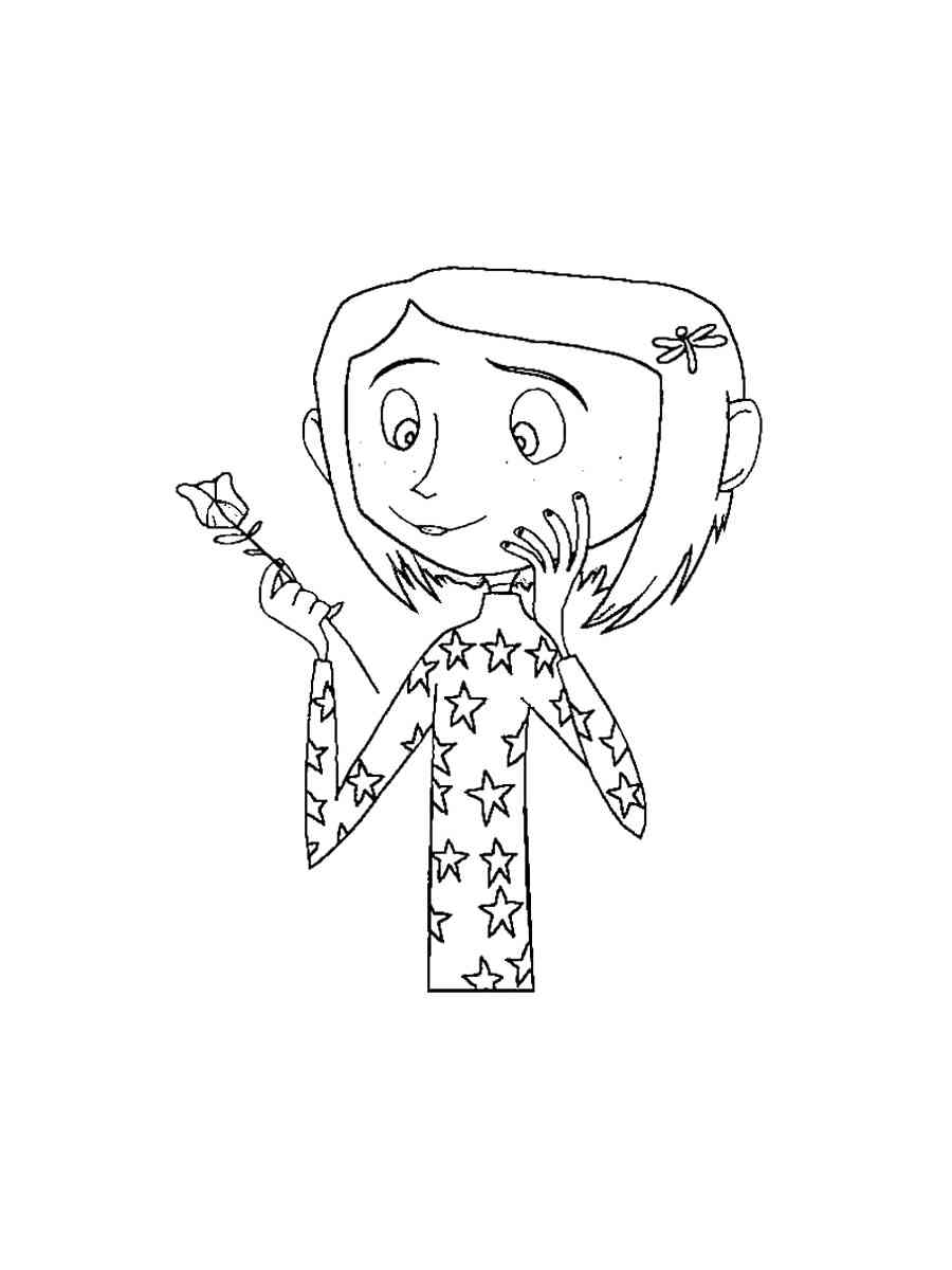 Coraline 11 coloring page