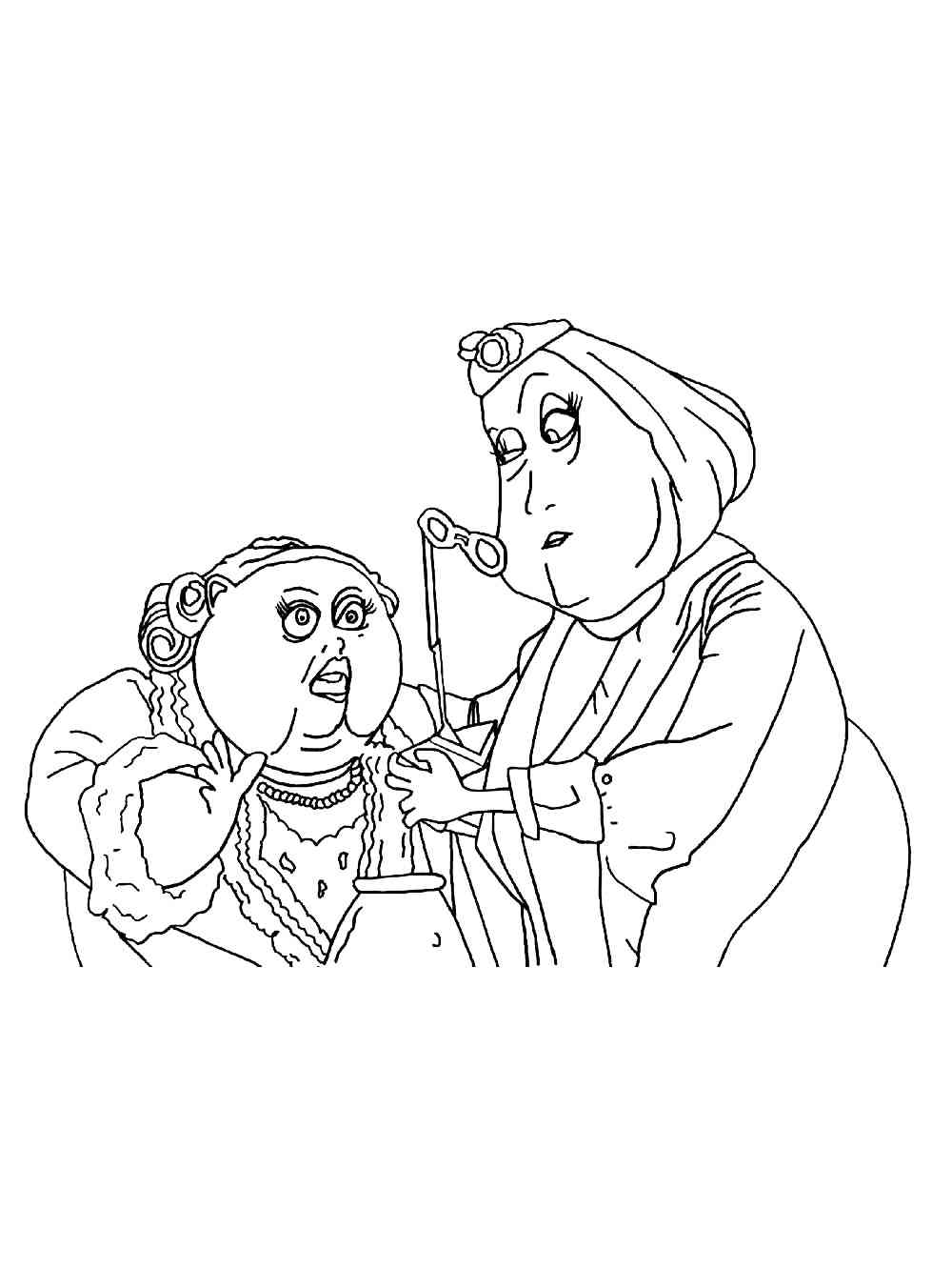 Coraline 13 coloring page