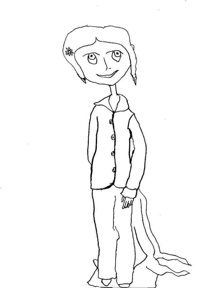 Coraline 6 coloring page