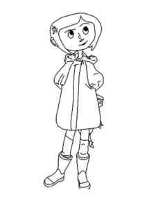 Coraline 9 coloring page