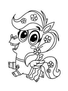 Corn and Peg 1 coloring page