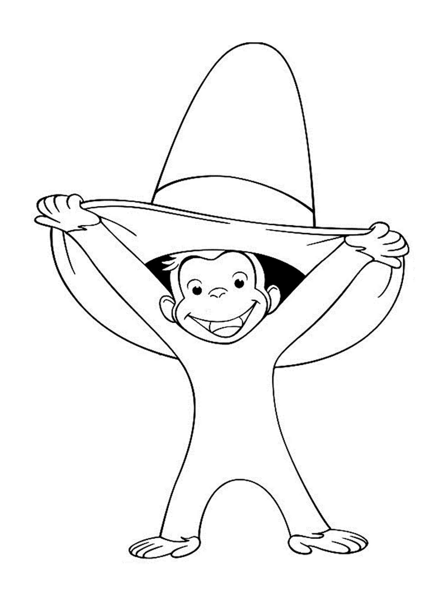 Curious George 24 coloring page