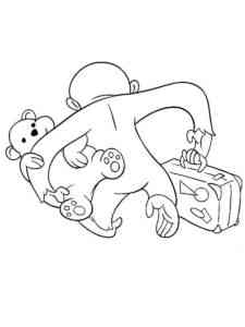 Curious George 27 coloring page