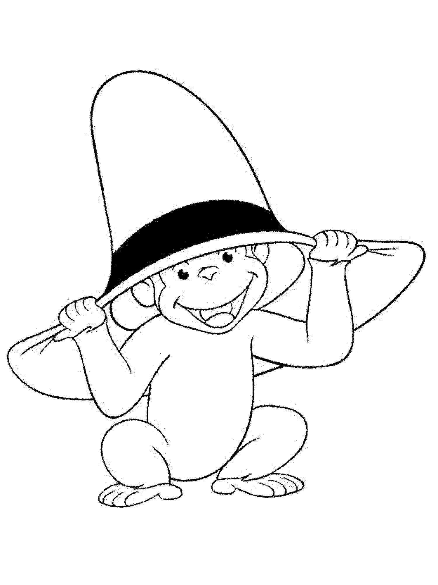 Curious George 31 coloring page