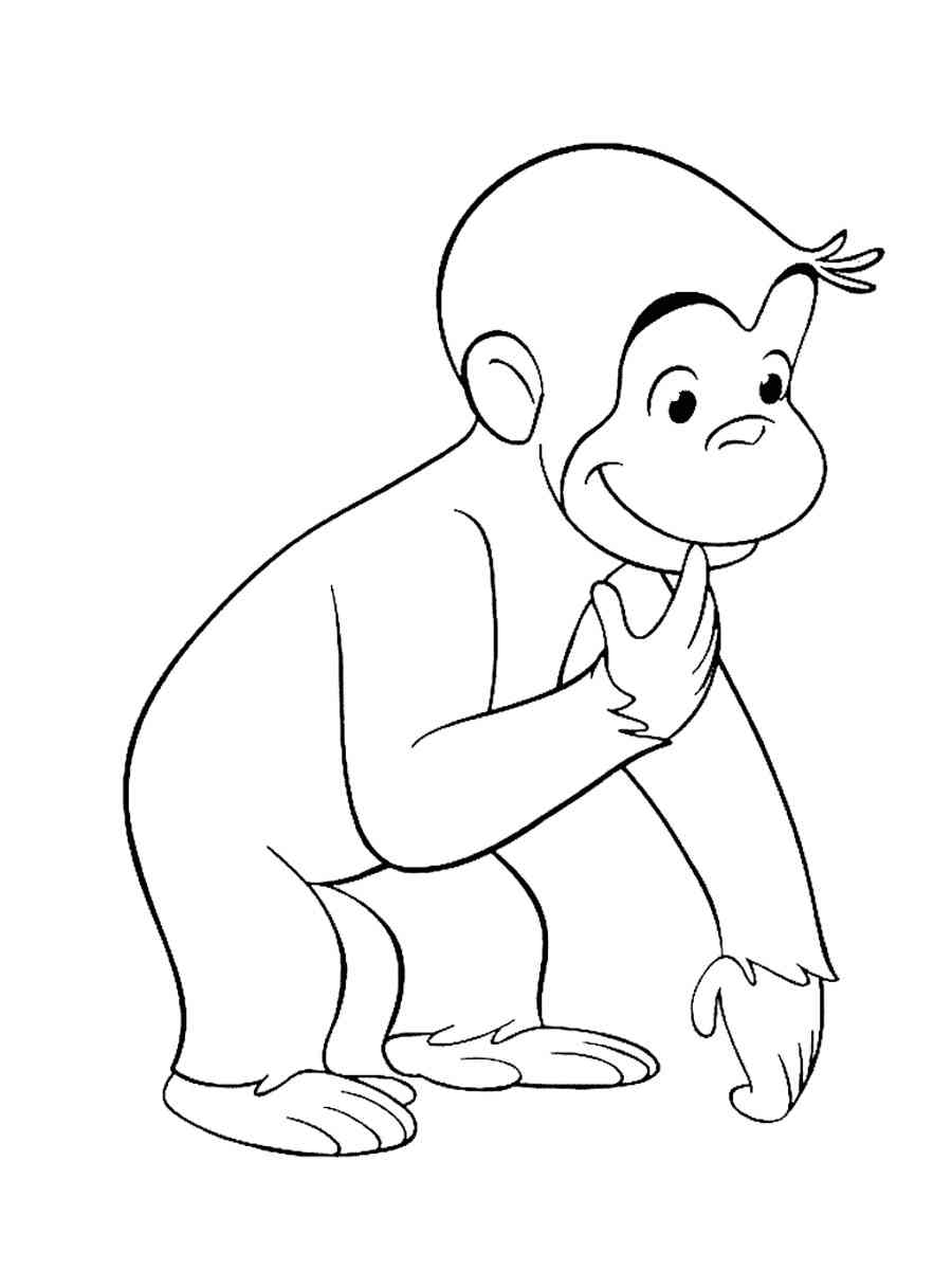 Curious George 33 coloring page