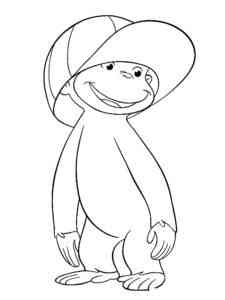 Curious George 7 coloring page