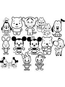 Cute Disney 10 coloring page
