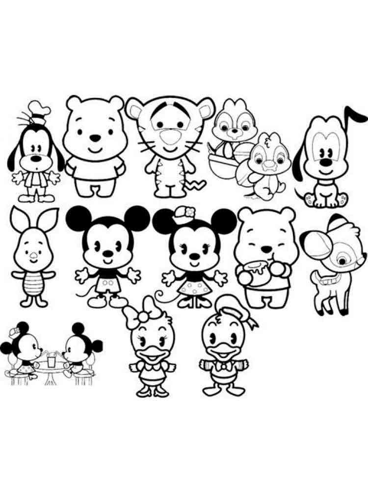 Cute Disney 10 coloring page